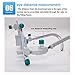 Multifunctional Full Frame Optometry Optician Trial Lens Fully Adjustable Trial Frame Optical Frame Eye Optometry Optician Accessories 5-Piece Slot(Color:Gray,Size:PD48-80)