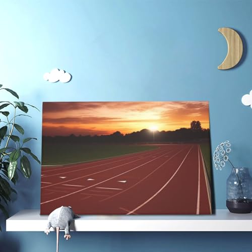 Tableau crépuscule cadeau déco maison impression toile moderne salon