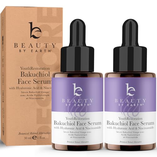 Bio Retinol Alternative Bakuchiol Serum - Smooths Skin & Reduces Fine Lines