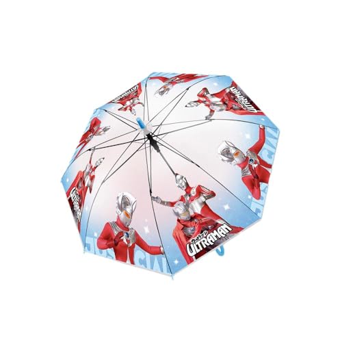 RRI K uromi Melody Kawaii Semi-Auto Transparent Cute Fashionable Dome-Shaped Vinyl Stick Umbrella (ULTRA-MAN)
