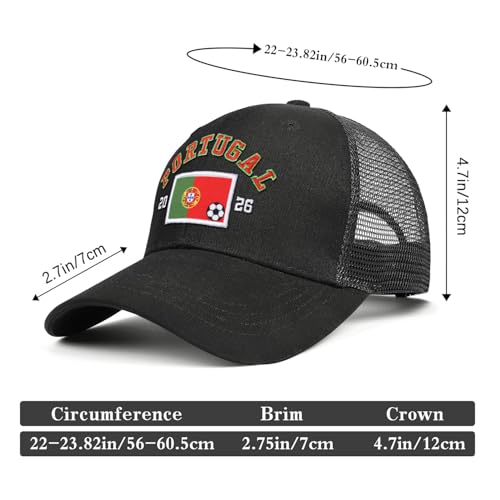 Image of Adjustable State Flag Trucker Hat Mesh Baseball Cap with Embroidered Patch for Men Women