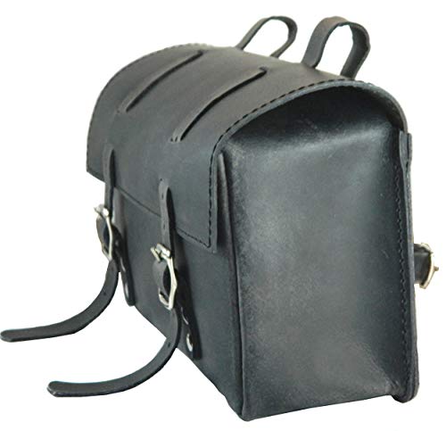 Borsa da sella per bicicletta in pelle borsa per
