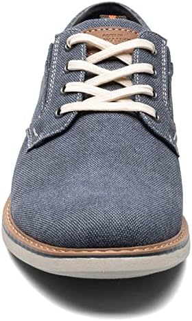 Nunn Bush Men's, Otto Canvas Plain Toe Oxford Blue | Image 1