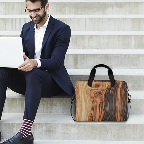 Bolsa Bandolera Brown Wood para Laptop 13-16 pulg miniatura 7
