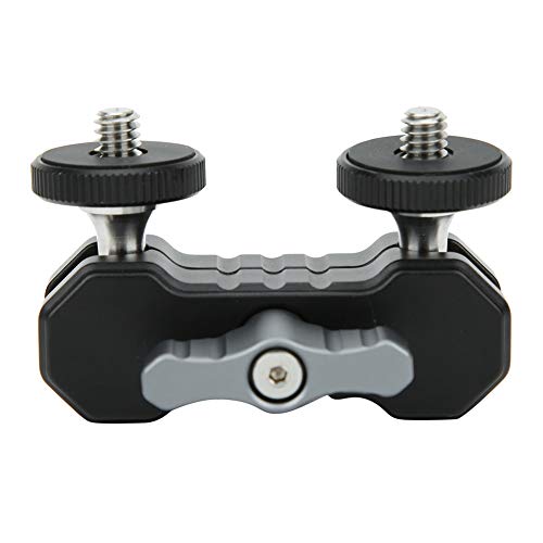 Image of Magic Arm Ballhead Support, Aluminium Alloy Bracket, 1 /4 Inch Screw, Black - 360 - Degree Rotation, Durable CNC, Ideal for Photography and Video Equipment