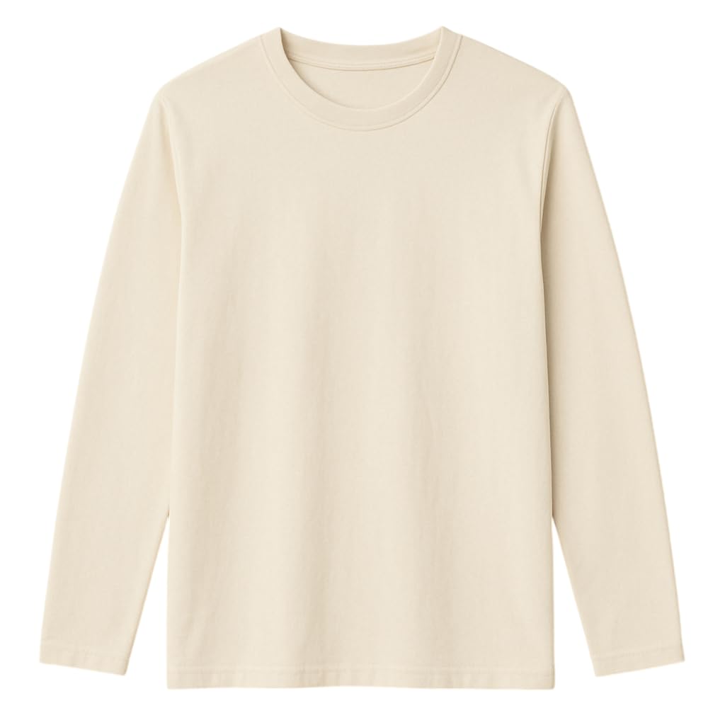 rodzen Oversized | Loose Fit |Full Sleeves Cotton Round Neck Solid T-Shirt for Womens/Girls-picture-54