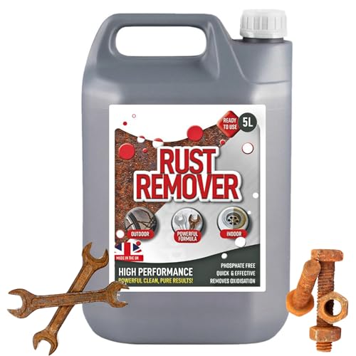 STORM TRADING GROUP Rust Remover Solution Ready To Use Removes Rust Back To Bare Metal Water Soluble Ideal For Indoor & Outdoor Use (1)