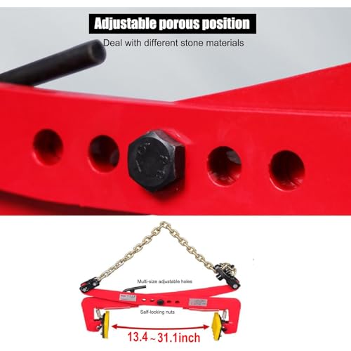 Pince de levage extra-robuste pour dalles de granit et plaques de marbre