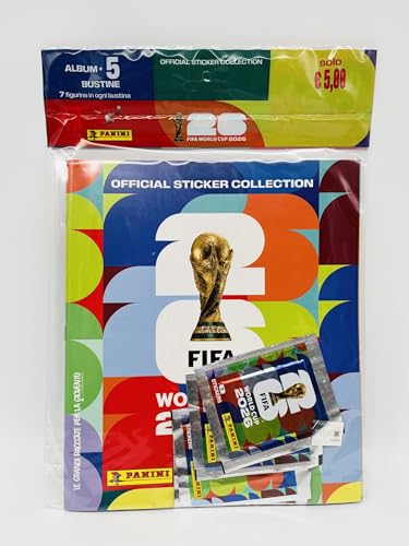 Scopri la World Cup 2026 Official Sticker Collection, l’album di figurine Panini dedicato ai Mondiali 2026: il primo torneo con 48 squadre, ospitato in Nord America. Un viaggio tra le stelle del calcio e i nuovi talenti in una delle collezioni più complete di sempre: album da 112 pagine con 980 figurine totali, incluse 68 figurine speciali su materiale premium.