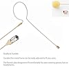 Sujeetec Headset/Headworn Microphone - Hirose 4 Pin Plug Head Microphone for Audio Technica Wireless System & Bodypack Transmitter – Beige Single Earhook Omnidirectional Headset Head Mic #3