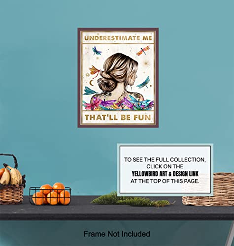 Womens-empowerment-Motivational-poster-Boho-chic-Funny-Saying-for-Wall-Decor-Go-Ahead-Underestimate-Me-Thatll-Be-Fun-Living-room-Dragonfly-Wall-Art-Decor-Teen-Girls-Bedroom-decoration-8×10 Womens empowerment Motivational poster Boho chic Funny Saying for Wall Decor Go Ahead Underestimate Me Thatll Be Fun Living room Dragonfly Wall Art Decor Teen Girls Bedroom decoration 8×10