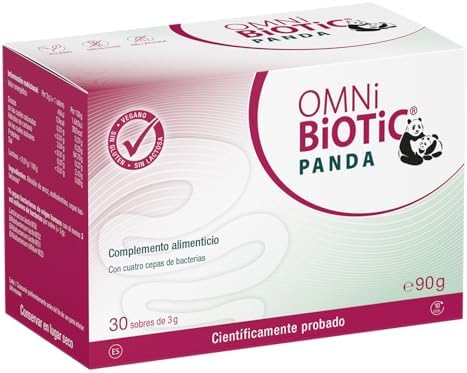 OMNi BiOTiC PANDA | 30 Sobres (90g) | 4 cepas bacterianas | 3 mil...