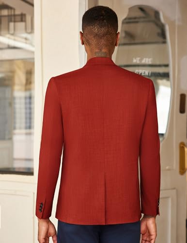 COOFANDY Men's Casual Blazer Slim Fit Lightweight Sport Coat One Button Suit Jacket4