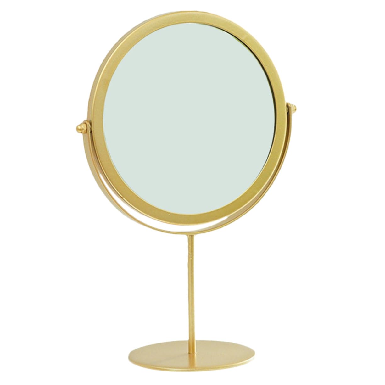 Miroir de maquillage rond rotatif grand format pour coiffeuse