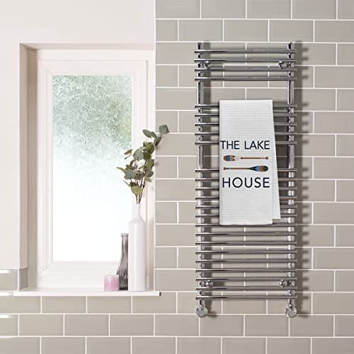 Dibor The Lake House Kitchen Towels Dish Towels Dishcloth,Lake Life Paddle Oar Decorative Absorbent Drying Cloth Hand Towels Tea Towels For Bathroom Kitchen,Lake Lovers Gifts #TOP1