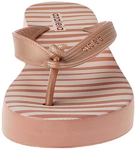 Tamanco Mari Print Light, Azaleia, Feminino, Nude Médio, 37