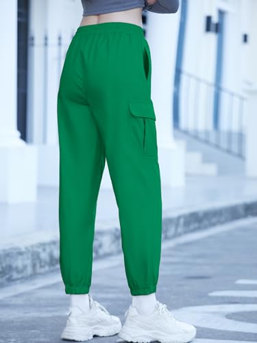 Image of SANGTREE Girls & Womens Drawstring Cargo Jogger Pants,3 Years - Women 3XL