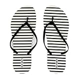 Old Navy Women Beach Summer Casual Flip Flop Sandals (9, O.N. Black Stripe)