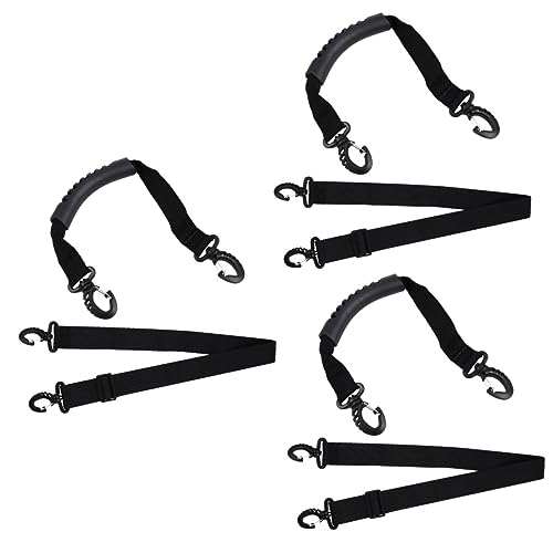 GOOHOCHY 3sets Adjustable Ski Boot Strap Ice Skates Carrier Comfortable Hand Strap for Boys and Girls 2pcs*3