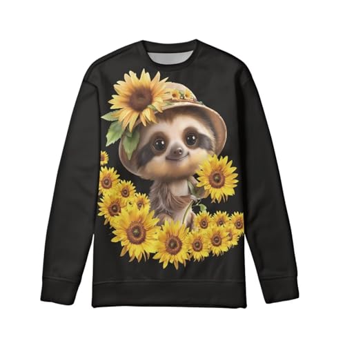 Girls Pullover Sweatshirt with Crewneck Cute Casual Sweater Kids 6-16 Years Old2