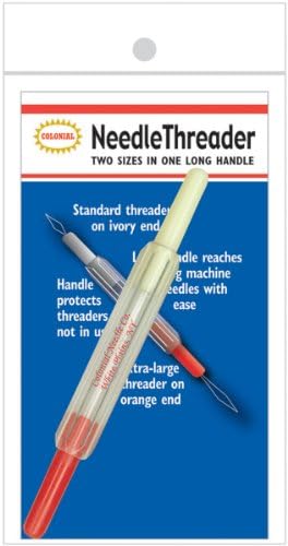 Colonial Needle CNT-1 2-In-1 Needle Threader, Multi-Colour