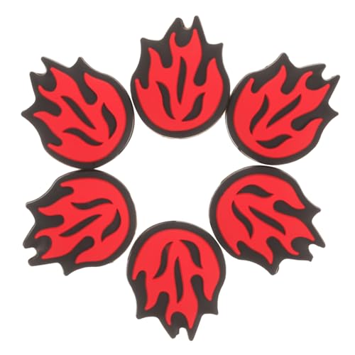 GANAZONO 6 Pack Tennis Racket Vibration Dampener Soft Silicone Absorbers for Tennis Racket