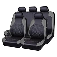 Set Coprisedili Auto Per Jeep Renegade 2014-2018 - Tessuto Traspirante Con Airbag Compatibile, Antiscivolo, Nero, Protezione Totale 5 Posti - 4