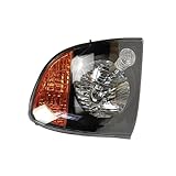 フロントヘッドランプアセンブリ Compatible With Hyundai For H100 For Porter II 2004-2017 ヘッドライト ドライビングライト シグナルライト ランニングライト ライトハウジング 電球なし(Left)