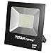 Titan Lighting Bronze Frameless 100W Led Flood Lights, 250W Hps/HID Replacement, 8500LM, 6000K Day Light, Waterproof, 120-277V, Instant on