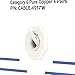 VIVO 500ft Bulk Cat6 Wire, Full Copper Ethernet Cable, 23 AWG, UTP Pull Box, LAN Network, White, CABLE-V017W