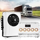 Energía 100 % eléctrica: nuestro aire acondicionado sin conductos funciona con una fuente de alimentación de batería integrada (12 V/24 V), proporcionando una refrigeración óptima para los conductores de camiones y entusiastas de las caravanas durante los días calurosos. Este sistema de bajo consumo puede ahorrarte hasta $6 en costos anuales de combustible y también es respetuoso con el medio ambiente.