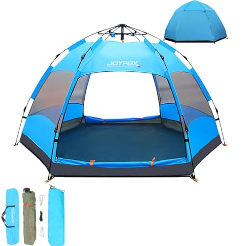 JOYFOX Barraca de Camping para 3-4 Pessoas Automática com 2 Porta...