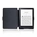 WALNEW All-New Amazon Kindle Case Lightest and Thinnest Premium Leather Smart Protective Cover for Kindle (8th Generation,2016 Released),Blue Flower
