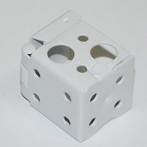 Cutelec Box Mounting Bracket 1Set For 1" Mini Blinds White Color Window Blinds Headrail With 1"X1" Size #TOP4