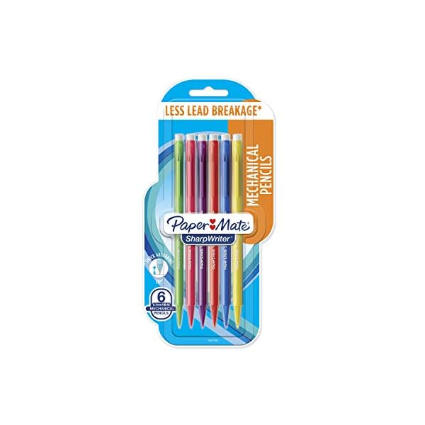 Paper Mate Druckbleistifte Druckkugelschreiber Medium Point Kugelschreiber 44 3 Stück 3 Pack (Colorful) bunt
