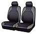 Car Seat Covers, Compatible For Ford Edge 2016 2017 2018 2019 2020 2021 2022 2023 2024, 9 Pcs Full Sets Leather Breathable Seat Protector Interior Accessories(Gloss Black)