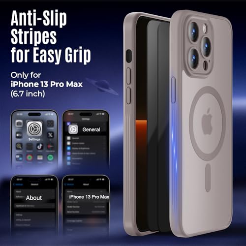 Image of Symcele Designed for iPhone 13 Pro Max Case, Natural Titanium