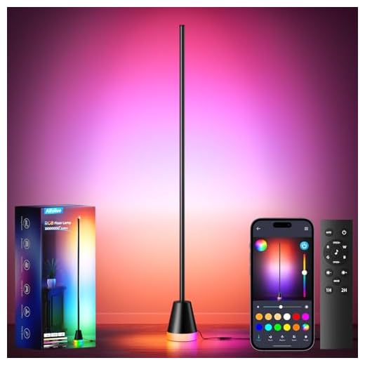 Smart RGB Corner Floor Lamp