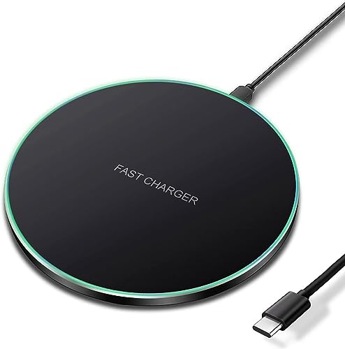 Image of Wireless Charger 20W Fast Wireless Charging Pad Compatible with iPhone 11 12 13 14 15 16 17 Pro /Pro Max, iPhone Xs /XS Max /XR /8 Plus,AirPod4 /Pro /3 /2,for Samsung Galaxy S Note,Galaxy Buds