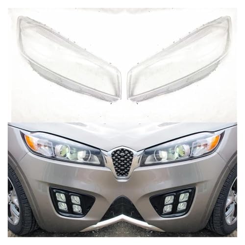 Abat-jour avant coque automobile Kia Sorento 2015-2017 anti-jaunissement haute transparence