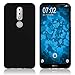 Produktbild PhoneNatic Case kompatibel mit Nokia 7.1 - schwarz Silikon Hülle matt Cover