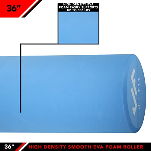 Jfit High Density Eva Roller, Blue, 36" #TOP3