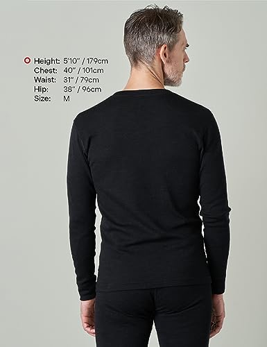 Merino Langarmshirt für Herren von LAPASA aus 100% Merinowolle