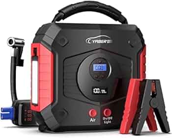 Amazon | YABER ジャンプスターター エアコンプレッサー搭載 ピーク
