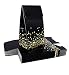 Small Black and Gold Gift Bags - 30 Fancy Small Black Gift Bags Embossed With Elegant Gold Foil Dots - Black Goodie Bags - Small Gift Bags - Favor Bags - Treat Bags - Small Present Bag - Bulk Gift Bags - Custom Gift Bags, Include 30 Adhesive For Easy Closure - 6.25 H X 2.6 W X 3.7 L - Black (Pack of 30)