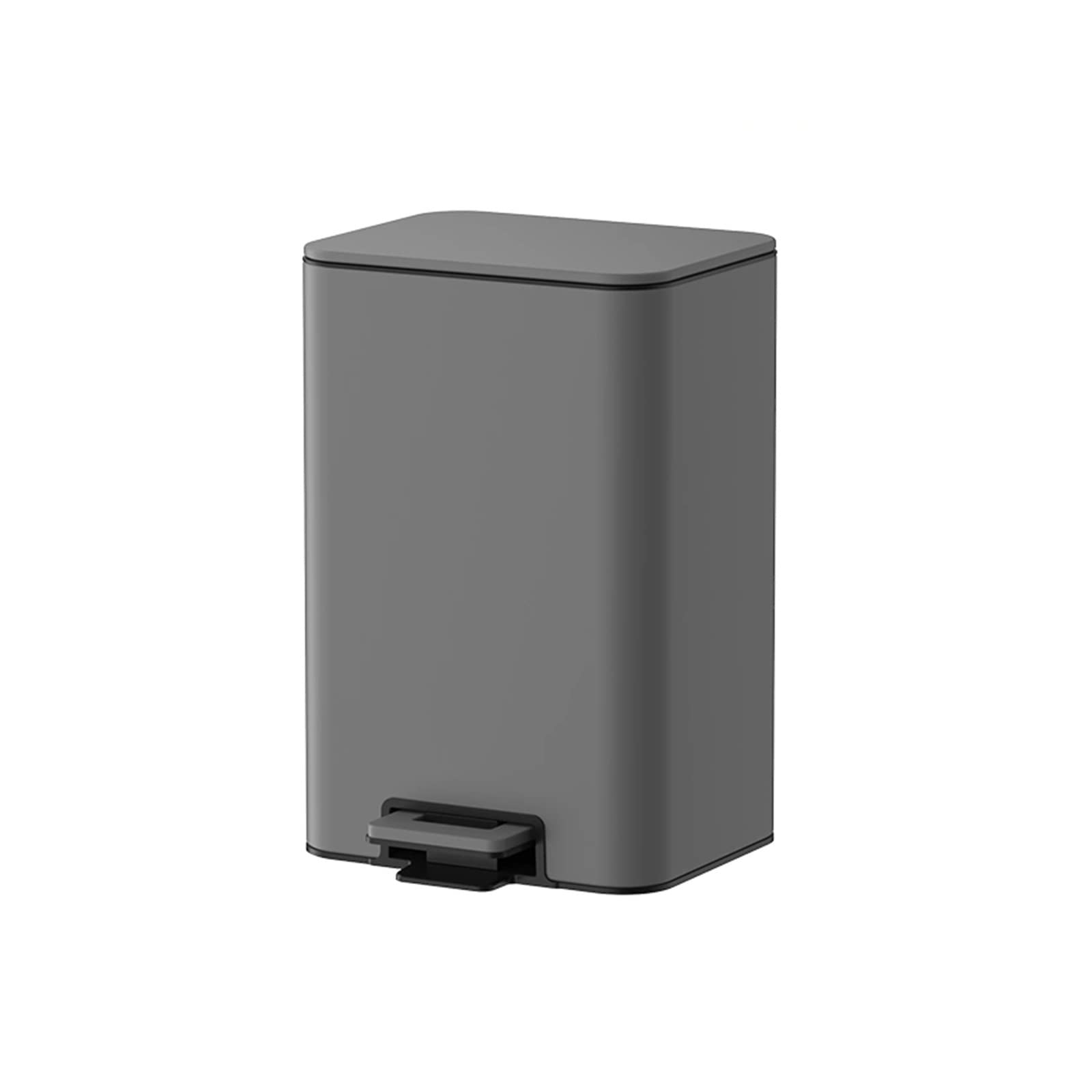 Kitchen Garbage Can 8L 12L 15L Household Stainless Steel Trash Can Living Room Bedroom Office Waste Paper Basket