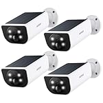 Cameras for Home Security-2K Wireless Security Camera Outdoor with AI Motion Detection & Siren, Non-Stop Solar Powered Charging, Color Night Vision, SD/Cloud Storage, Waterproof, S1 4P