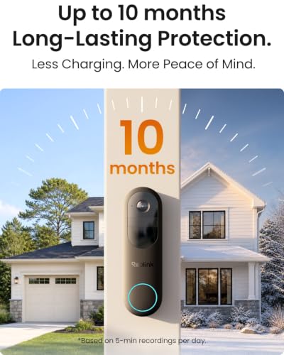 Image of REOLINK Battery Video Doorbell (2nd Gen) 2K 4MP Wireless Outdoor Camera