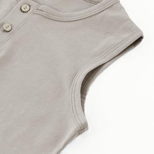 Toddler Boys Girls Tank Tops Soft Cotton Solid Undershirts Tees Sleeveless Tank Tops Shirts for Kids Summer Clothes4