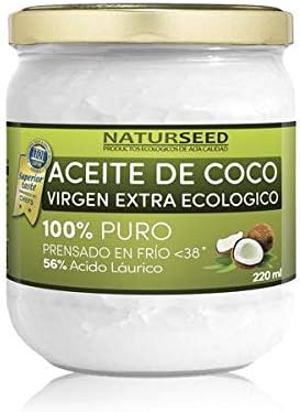 Organic Coconut Oil Extra Virgin 220 ml - FREE Ebook - Cold Press Extraction - Natural Energy Source for Athletes , weight loss , dietary supplement, for cooking, as a moisturizing cream for you and your baby, for your hair , your tooth, also for your dog and cat